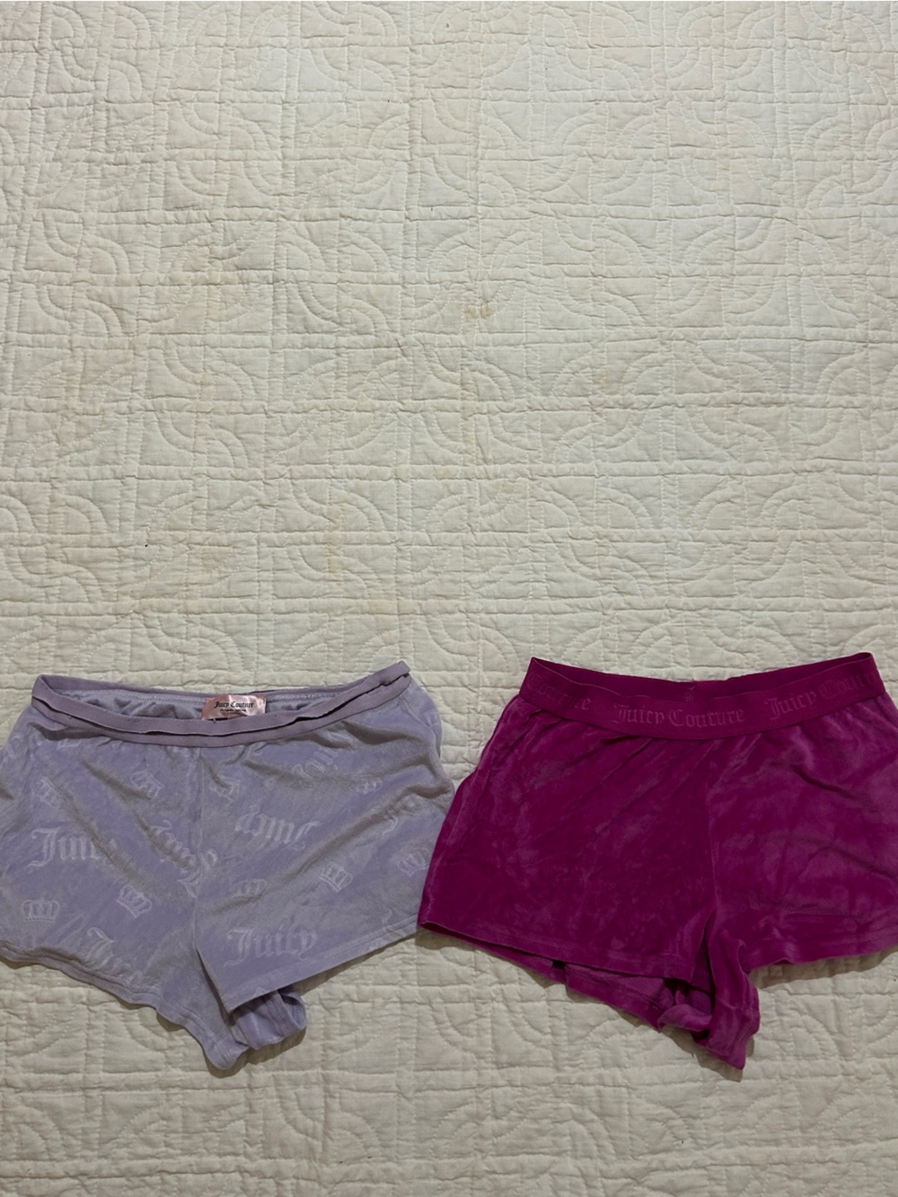 Women’s shorts - Magenta and Light Lavender